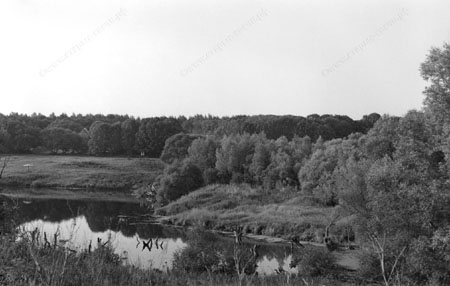 1979 г. На переднем плане западный берег, на заднем – южный (пионерский лагерь)