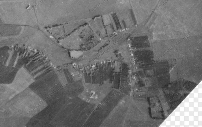 Зайчино. Аэрофотосъёмка люфтваффе, 1940-е годы