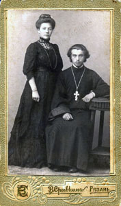 Михаил Алексеевич Чельцов с супругой Марией Ивановной, 1910 г.